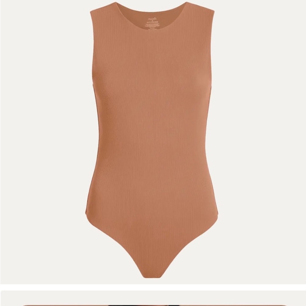 Nuuds Ribbed Tank Bodysuit